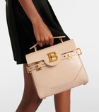 Balmain B-Buzz 23 croc-effect leather tote bag