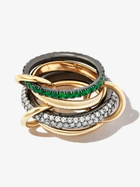 Spinelli Kilcollin 18K Yellow Gold Vega Diamond And Emerald Ring