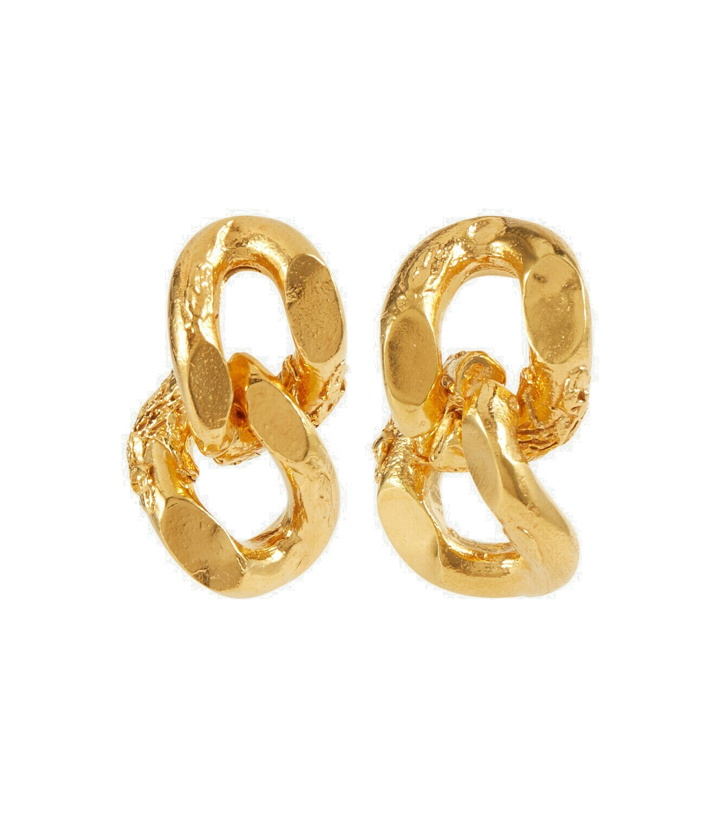Photo: Alighieri - The Fractured Link 24kt gold-plated earrings