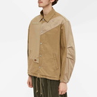 Undercoverism Men's Panelled Coach Jacket in Beige