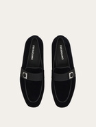 Ferragamo Mens Gancini loafer in Black