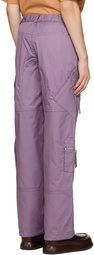 Jacquemus Purple Le Raphia 'Le Cargo Marrone' Cargo Pants