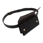 Jimmy Choo Black Varenne Belt Bag