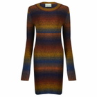 Aries Women's Boucle Space Holey Knit Dress in Multi