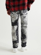 Givenchy - Slim-Fit Distressed Bleached Jeans - Black