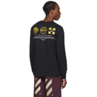 Off-White Black Long Sleeve Multi Symbols T-Shirt