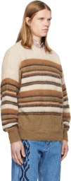Isabel Marant Beige & Brown Drussellh Sweater