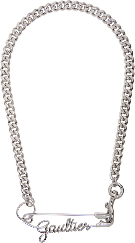 Photo: Jean Paul Gaultier 'The Gaultier Safety Pin' Necklace