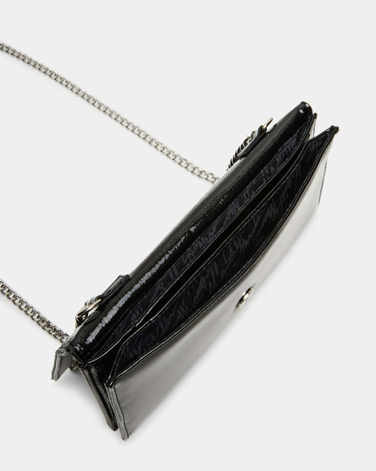 Steve Madden Bjuliana Bag in Black Patent