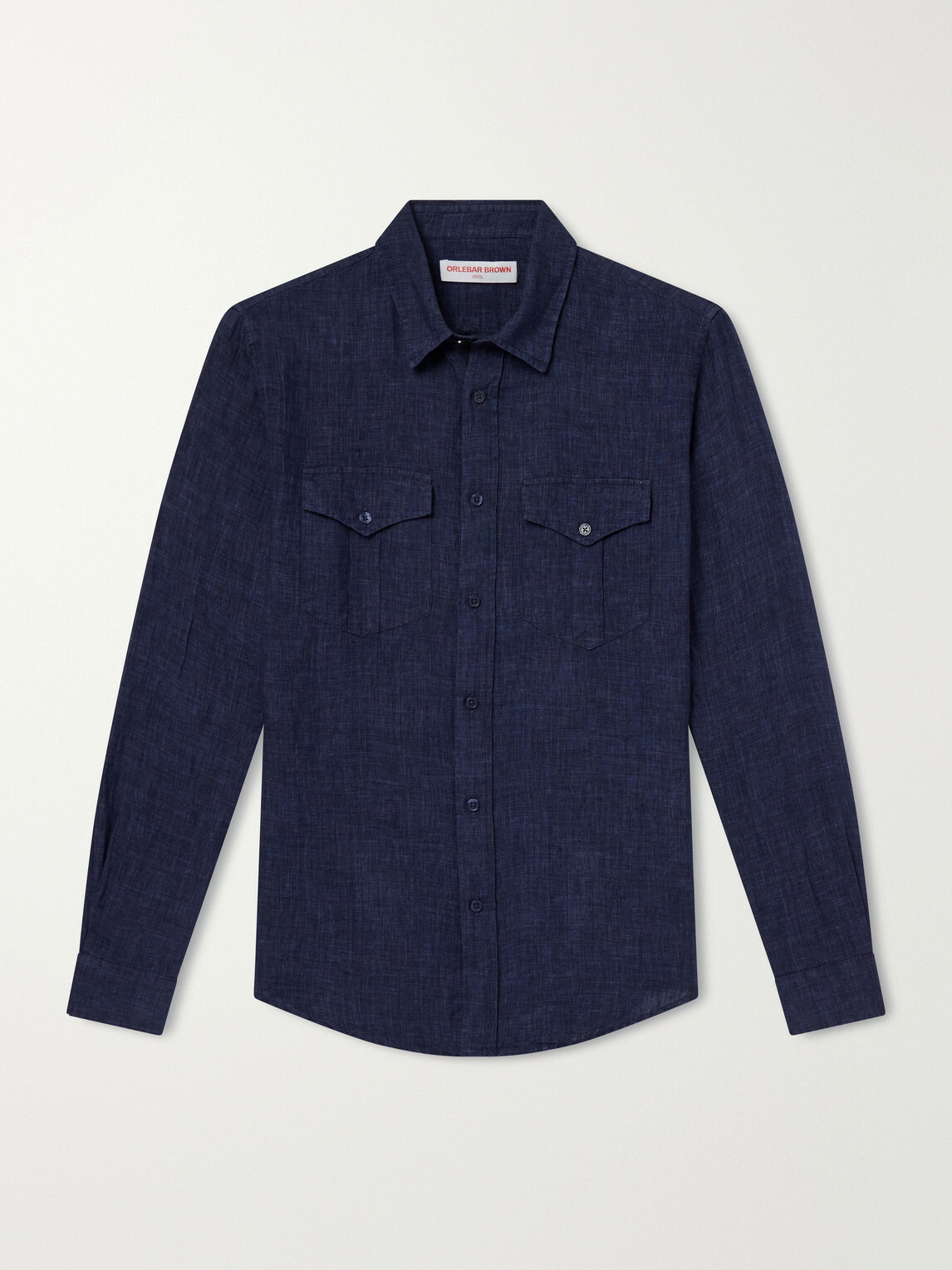 Orlebar Brown - Colburn Linen Shirt - Blue
