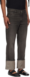 Coperni Black Loose-Fit Boyfriend Jeans