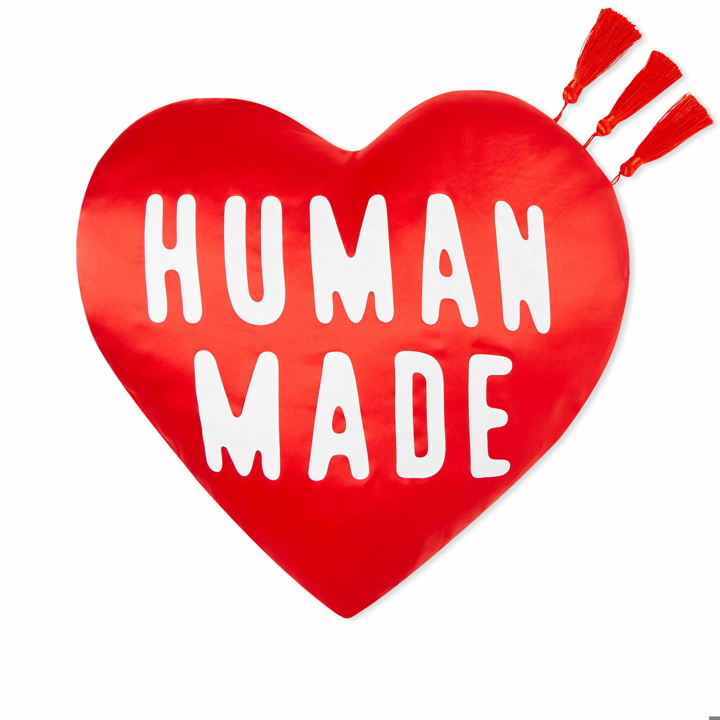 Photo: Human Made Men's Heart Cushion in Red