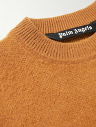 Palm Angels - Striped Intarsia Virgin Wool Sweater - Yellow