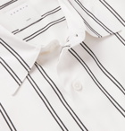 Sandro - New Flow Striped Voile Shirt - White