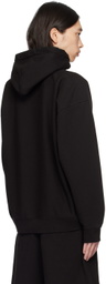 Maison MIHARA YASUHIRO Black Hooded Sweatshirt