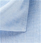 Tod's - Light-Blue Mélange Linen Shirt - Light blue
