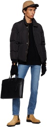 TOM FORD Black Quilted Down Jacket