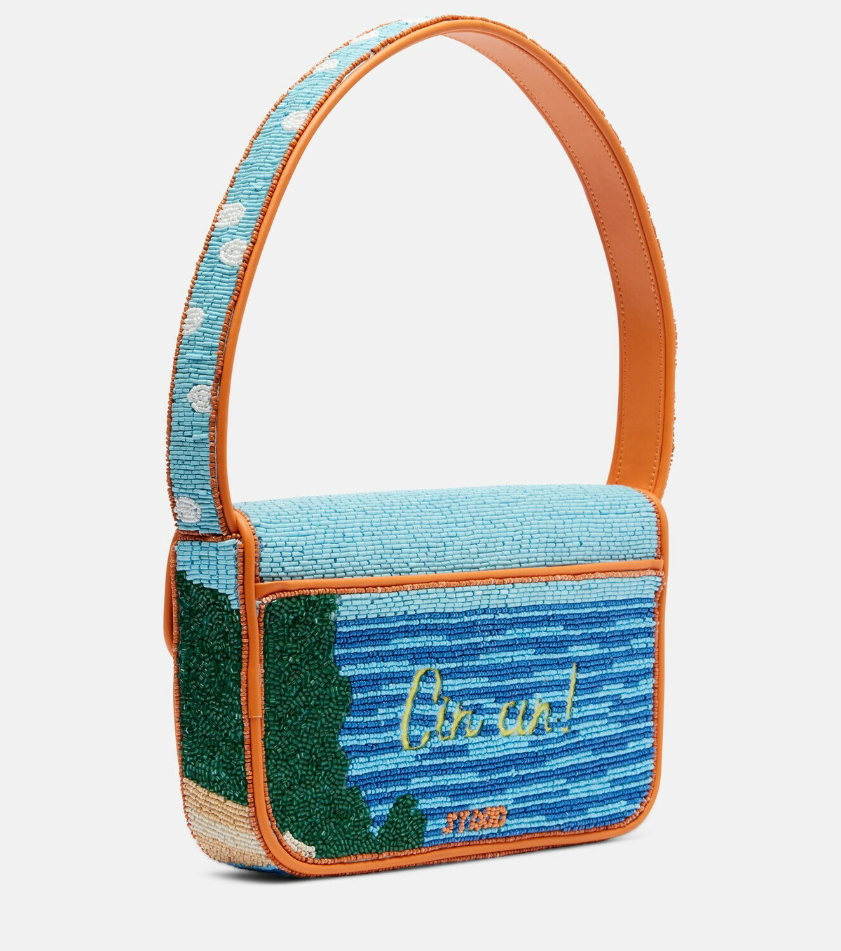 Staud Tommy Small beaded shoulder bag