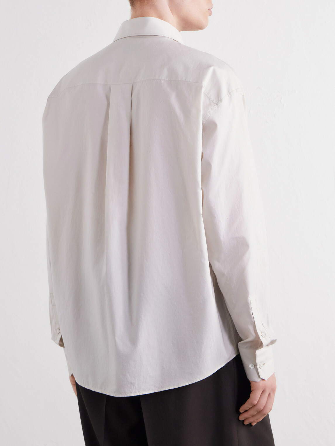 LEMAIRE - Cotton and Silk-Blend Shirt - Neutrals