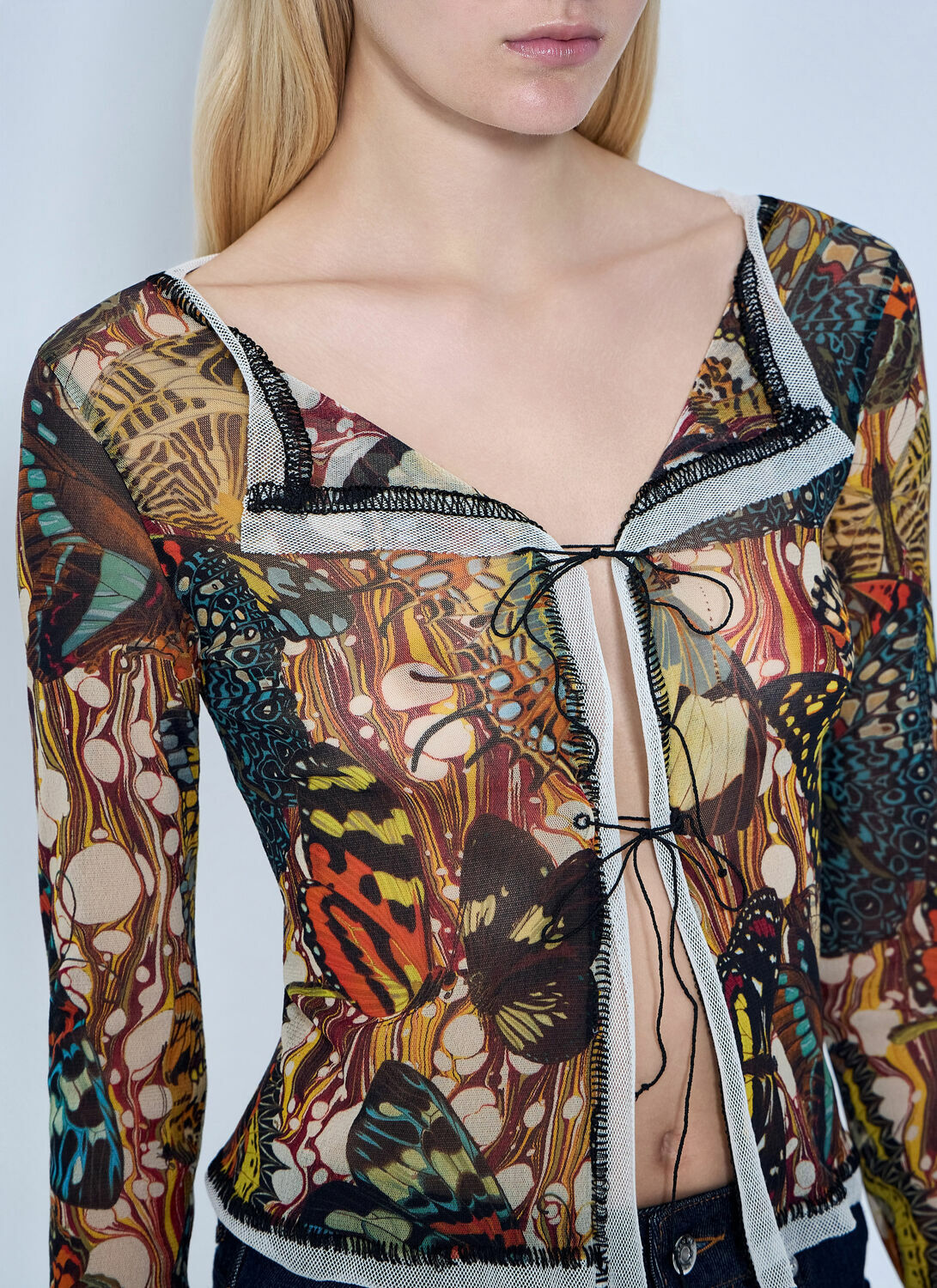 Jean Paul Gaultier Re-Edition The Yellow Butterfly Cardigan
