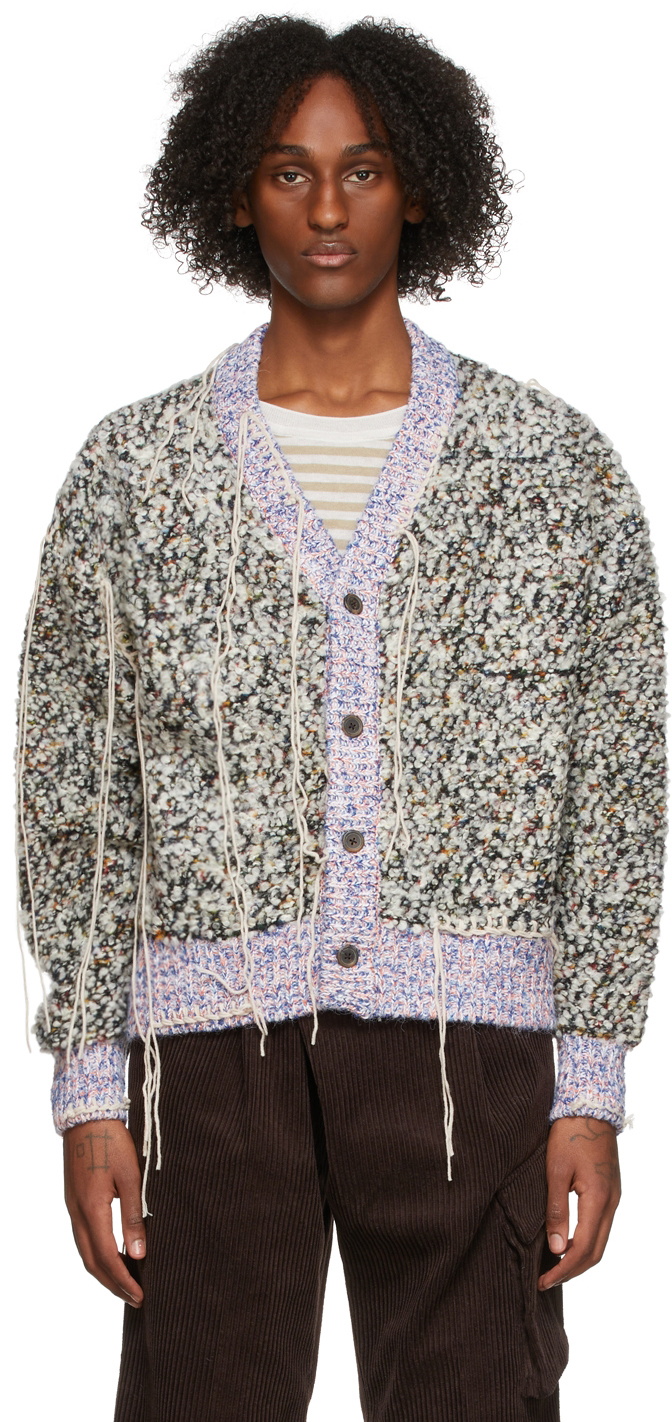 カーディガン ANDERSSON BELL MARTA STRIPE CARDIGAN Andersson Bell Marta Cardigan by Andersson Bell - Pickle