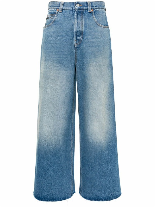 Photo: GUCCI - Organic Cotton Flared Denim Jeans