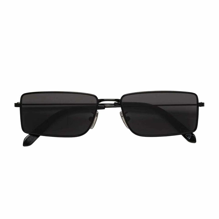 Photo: Retrosuperfuture Chopper Fiammato Black Striped Sunglasses