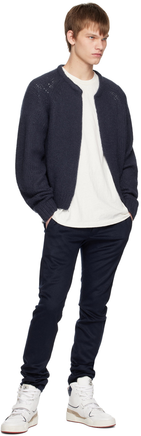 Frenckenberger Navy Four Pocket Trousers