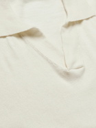 Frescobol Carioca - Aurelio Coton and Merino Wool-Blend Sweater - White