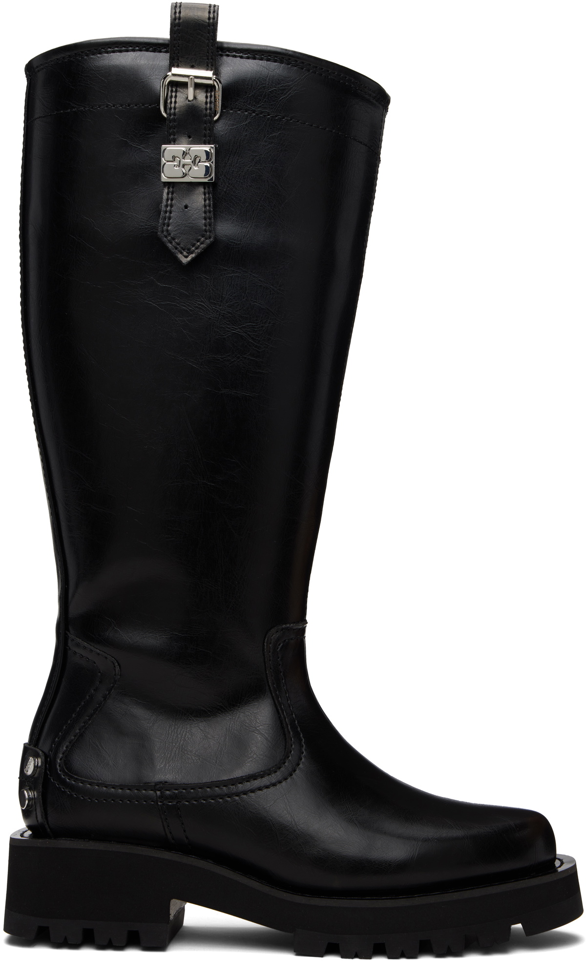 GANNI Black High Boots