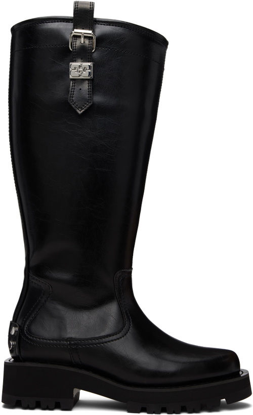 Photo: GANNI Black High Boots