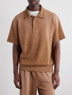 Les Tien - Cotton-Piqué Tennis-Polo - Brown
