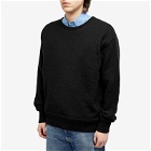 MHL by Margaret Howell Men's Contrast Stitch Crew Knit in Ink