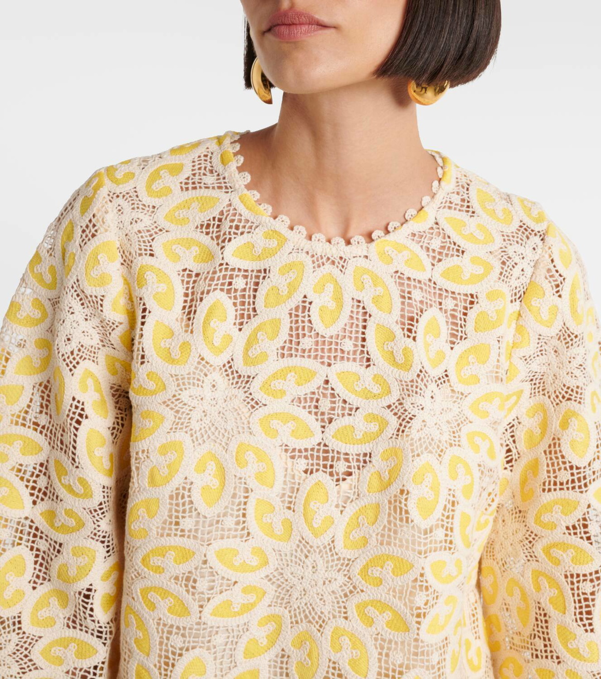 Zimmermann Floral lace cotton minidress Zimmermann