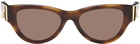 Fendi Brown 'Fendi First' Sunglasses