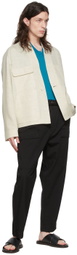 Ermenegildo Zegna Couture Off-White Wool Jacket