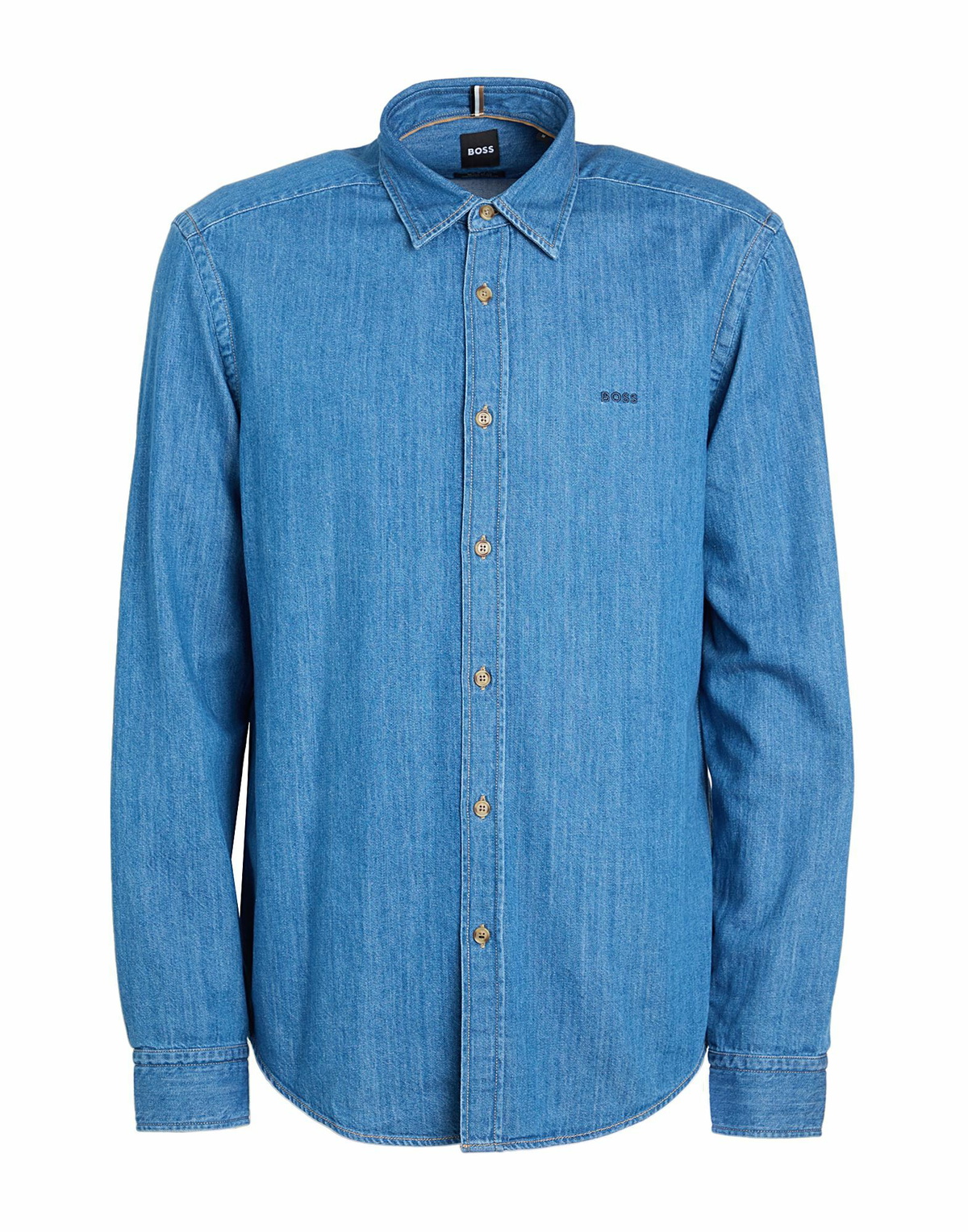 Boss Mens Denim shirt in Blue