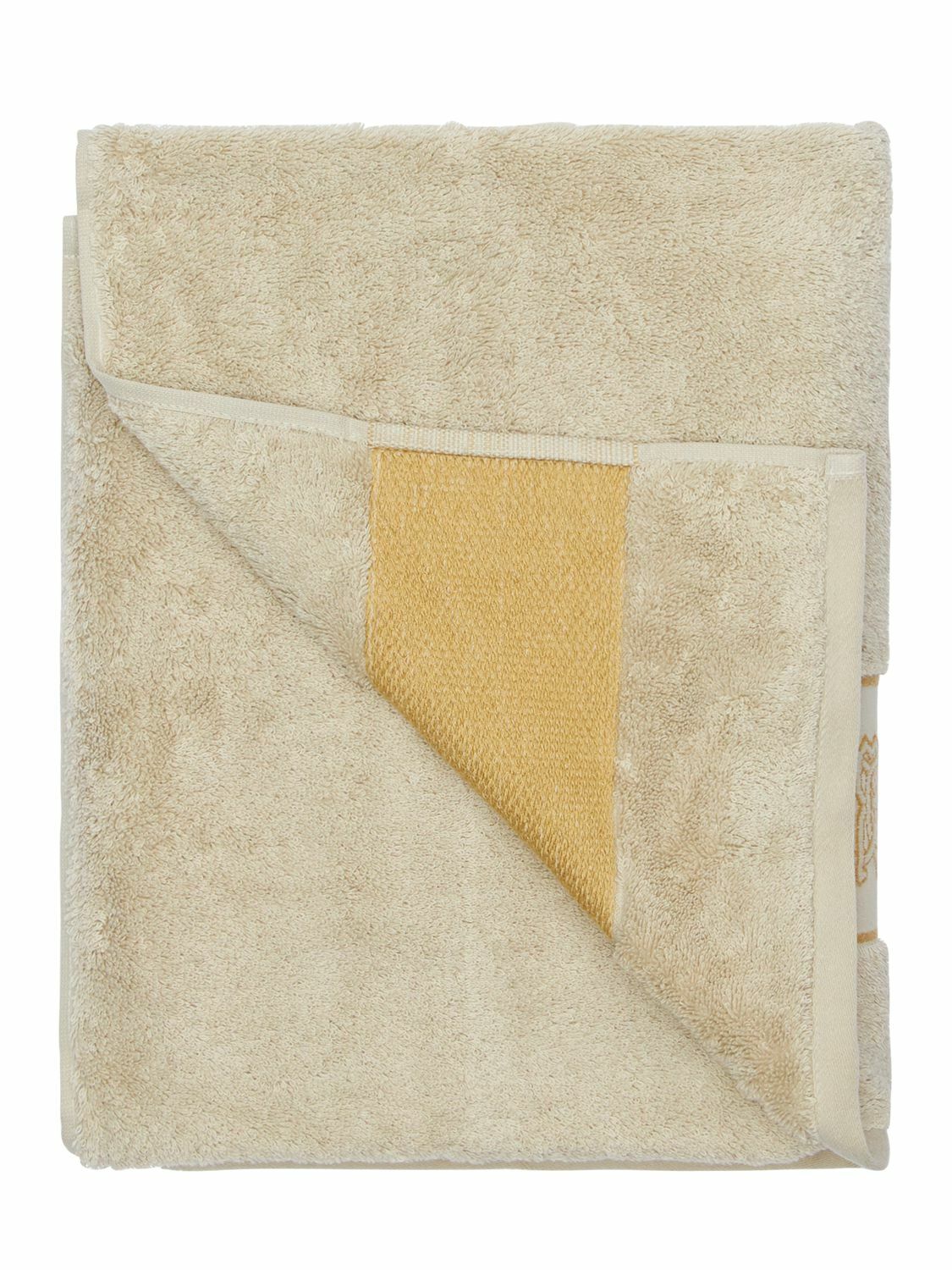ROBERTO CAVALLI Set Of 2 New Gold Towels