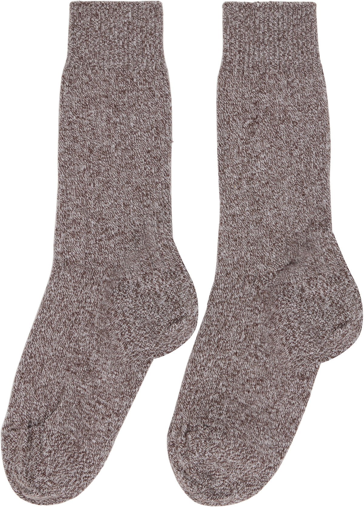 Baserange Three-Pack Multicolor Rib Overankle Socks
