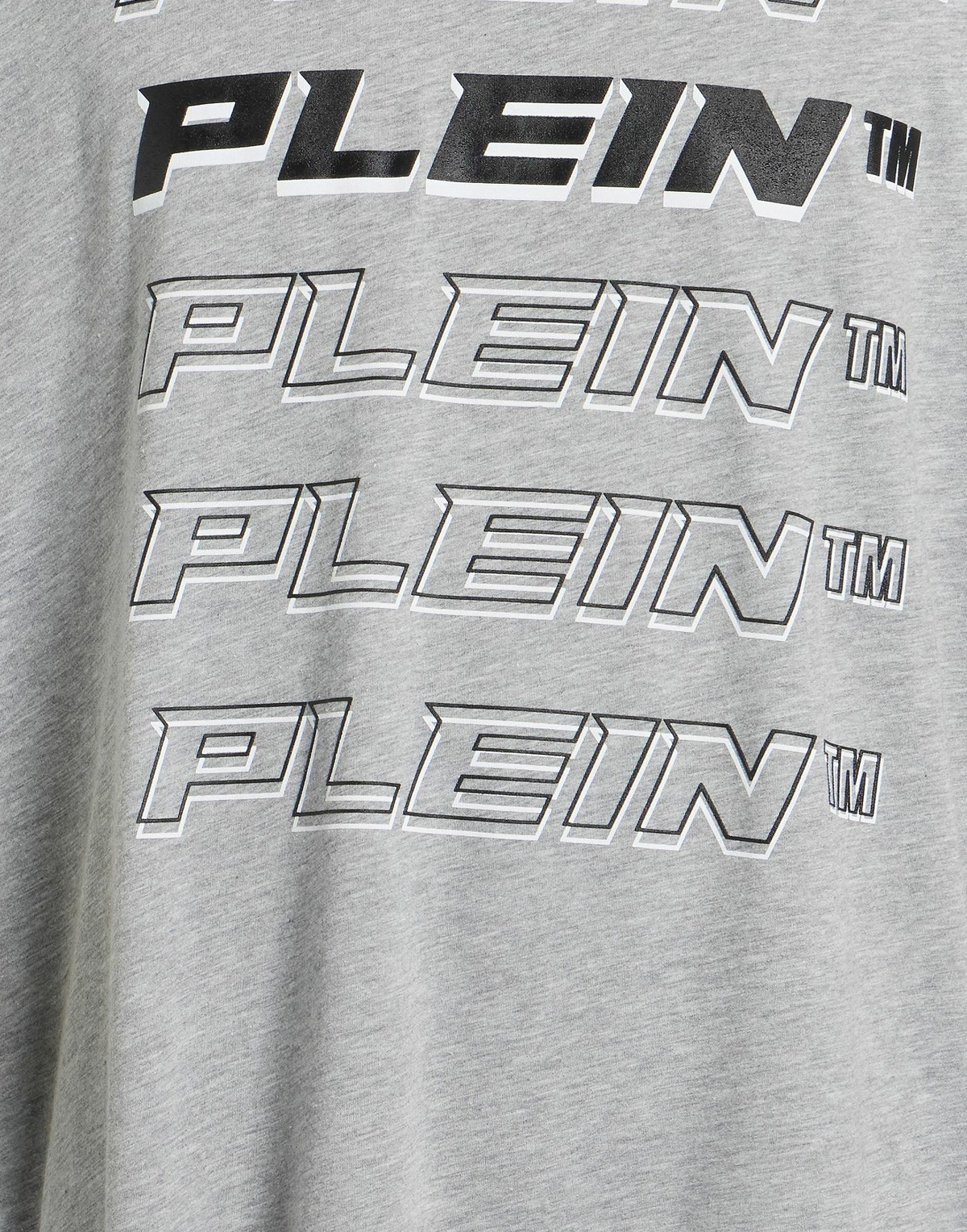 Philipp Plein Mens T-shirt in Grey