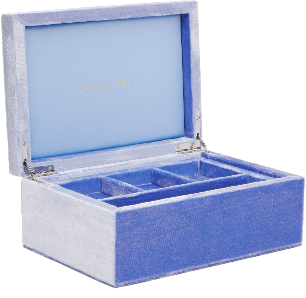 Sophie Bille Brahe Blue Grande Trésor Tulipe Jewelry Box