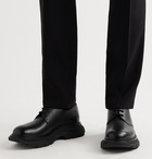 Alexander McQueen - Leather Derby Shoes - Black