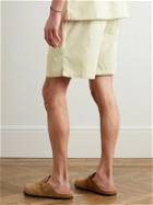 FRAME - Straight-Leg Cotton-Corduroy Shorts - Neutrals
