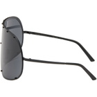 Rick Owens Black Tower Shield Sunglasses