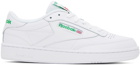 Reebok Classics White Club C Mid II Vintage Sneakers