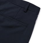 Wacko Maria - Slim-Fit Pleated Wool Trousers - Men - Navy