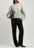 Helmut Lang Apex Knitted Jumper Light Grey