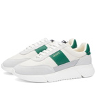 Axel Arigato Men's Genesis Vintage Runner Sneakers in White/Green