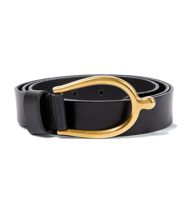 Photo: Saint Laurent - Lucky Bone leather belt