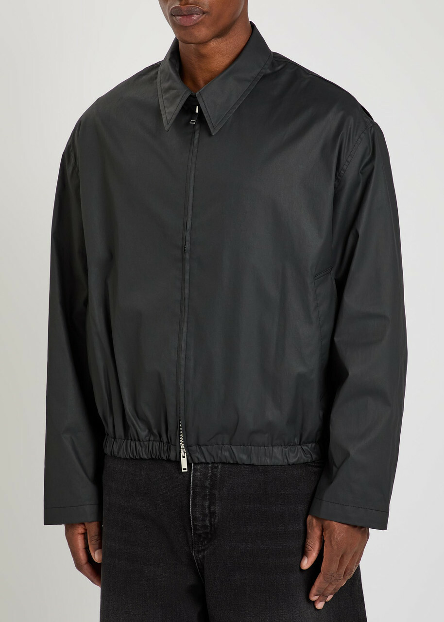 Studio Nicholson Waxed Cotton Jacket Black